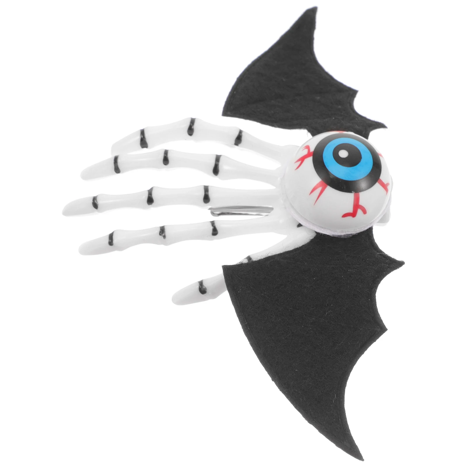 

2pcs Black H Bone Punk Halloween Hair Clips Hair Clips Women Halloween Party Gothic Accessories Durable Metal Hairpins