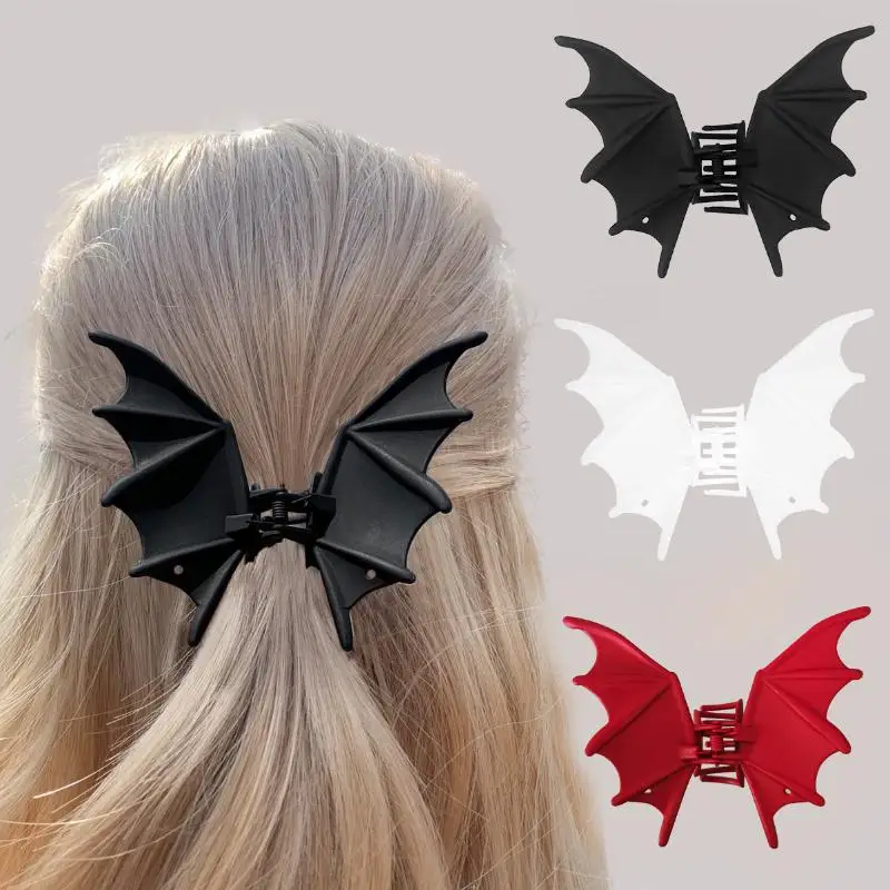 

1Pcs Metal Bat Hair Clips Halloween Hair Accessories Cute Fashion Shark Clip For Women Girl Headwear Gifts