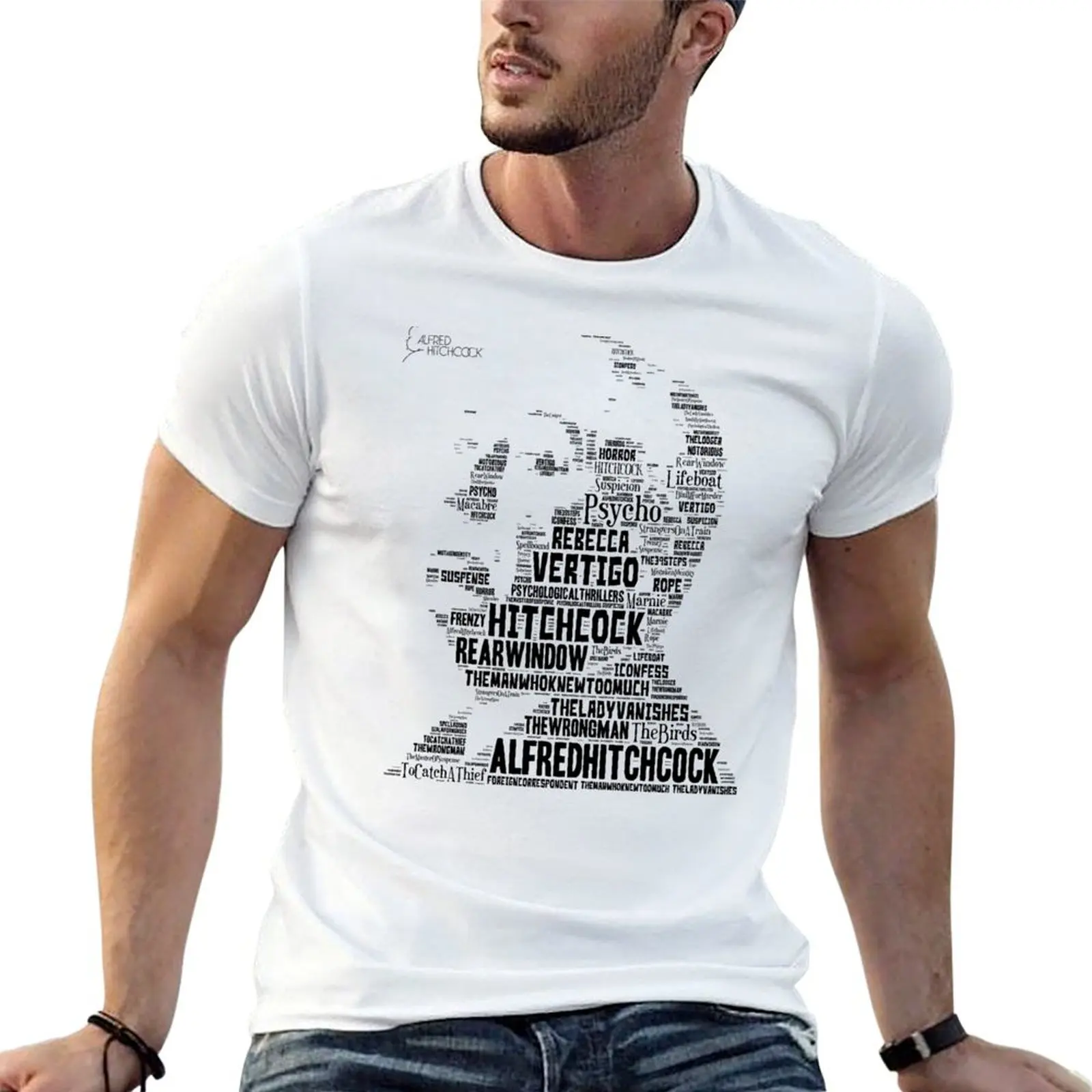Alfred Hitchcock 2 - In words T-Shirt Daily Wear Print T-Shirt