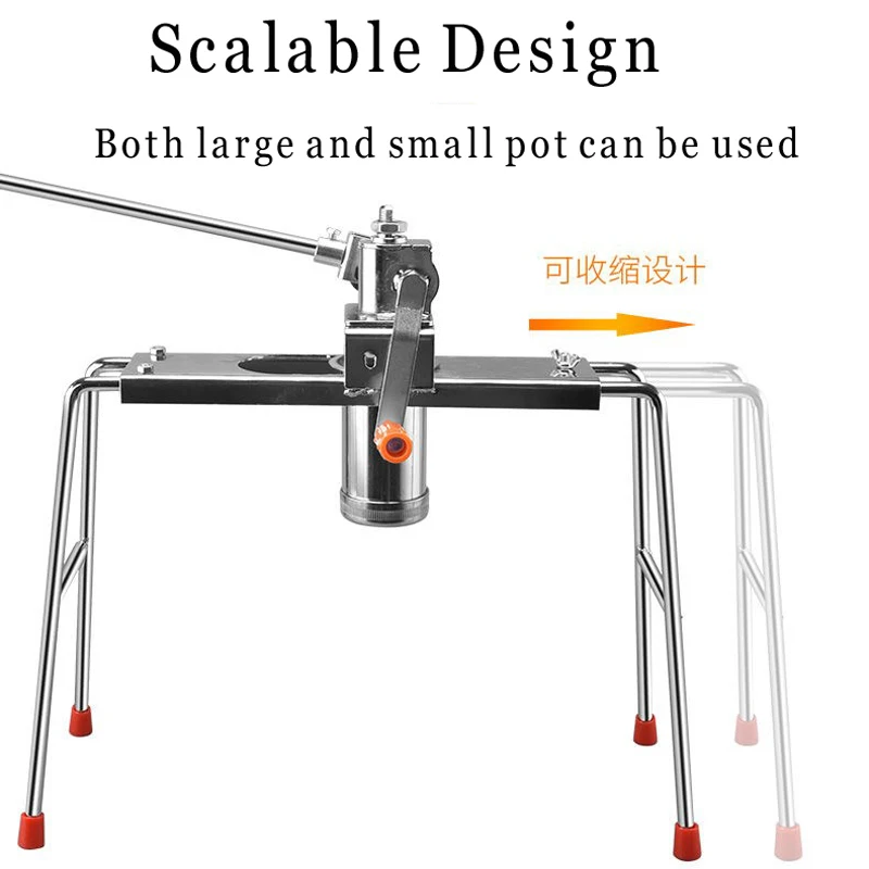 Manual Noodle Maker Stainless Steel Heavy Duty Chinese Style Noodle Maker Machine Cookware