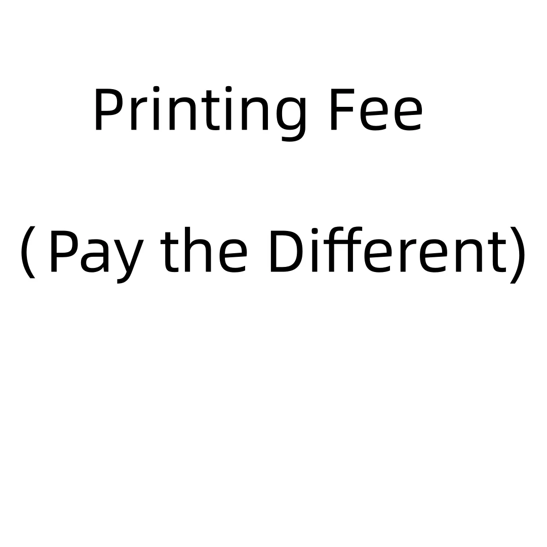 Customizable Logo Printing Fee - Pay the Balance for Design Service