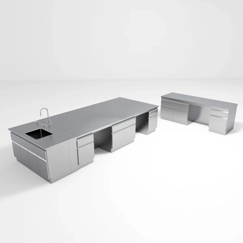 

Stainless Steel Face Laboratory Bench Easy to Sterile and Clean 304/316 Laboratory Furniture
