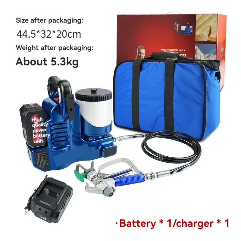 Electric High Pressure Airless Handheld Lithium Battery Sprayer Small Backpack Spray Machine High Voltage Airless Spray Machine
