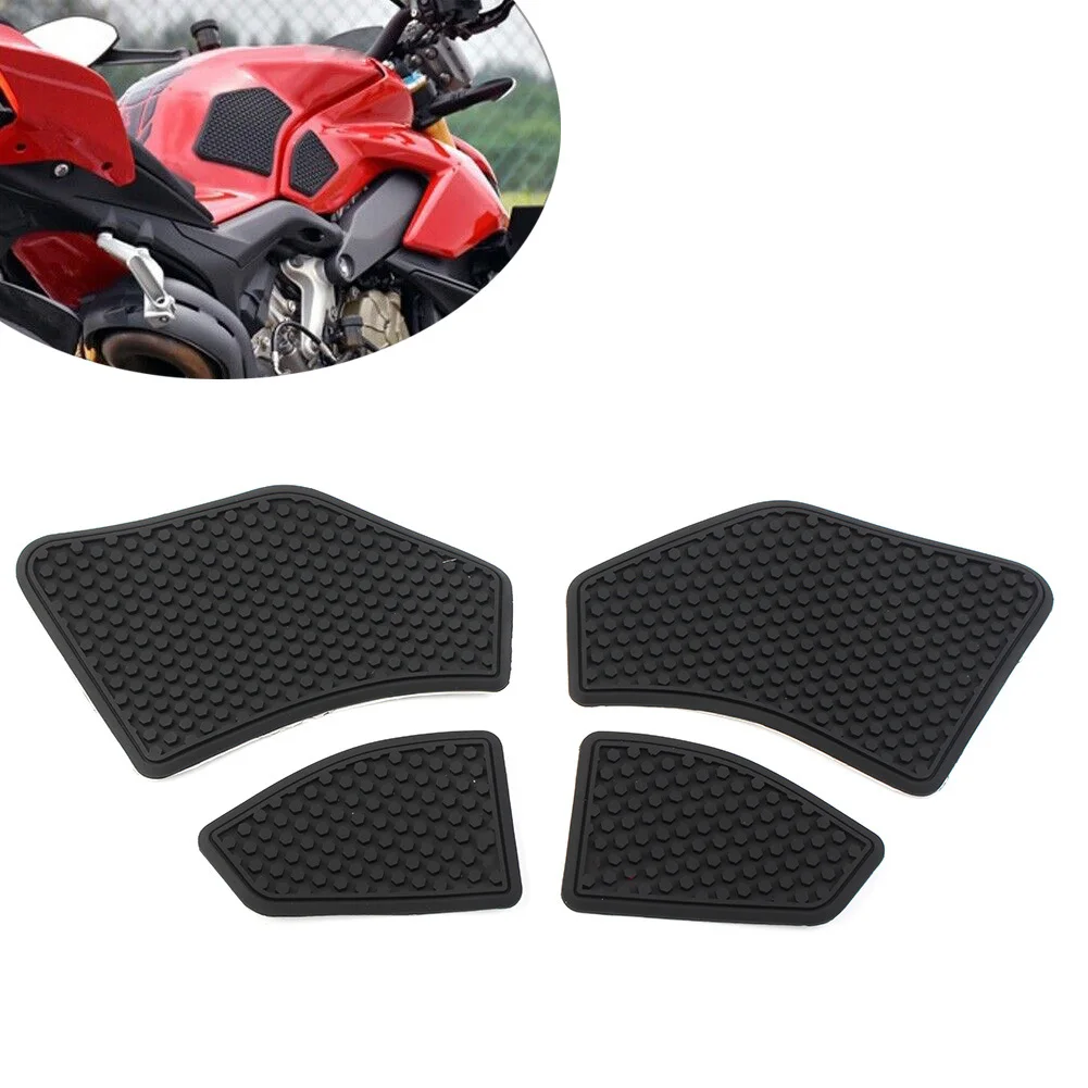 Motorcycle Traction Tank Pads Grip Protectors For Ducati Panigale V4 V4S R Streetfighter 2018 2019 2020 2021 2022 2023