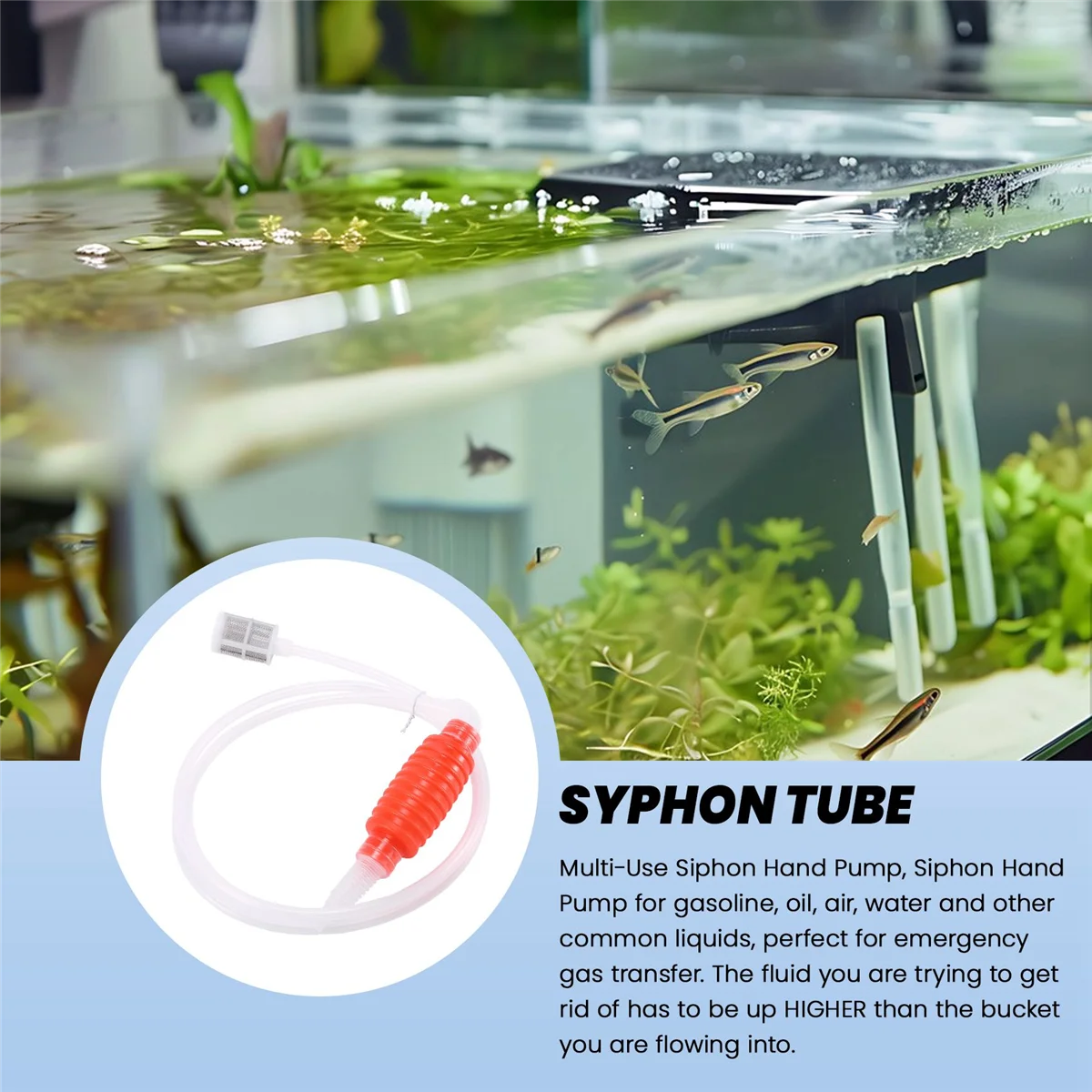 N30R_2 เมตร Siphon Tube สําหรับน้ําเบนซิน Home BREW ไวน์เบียร์ท่อท่อ