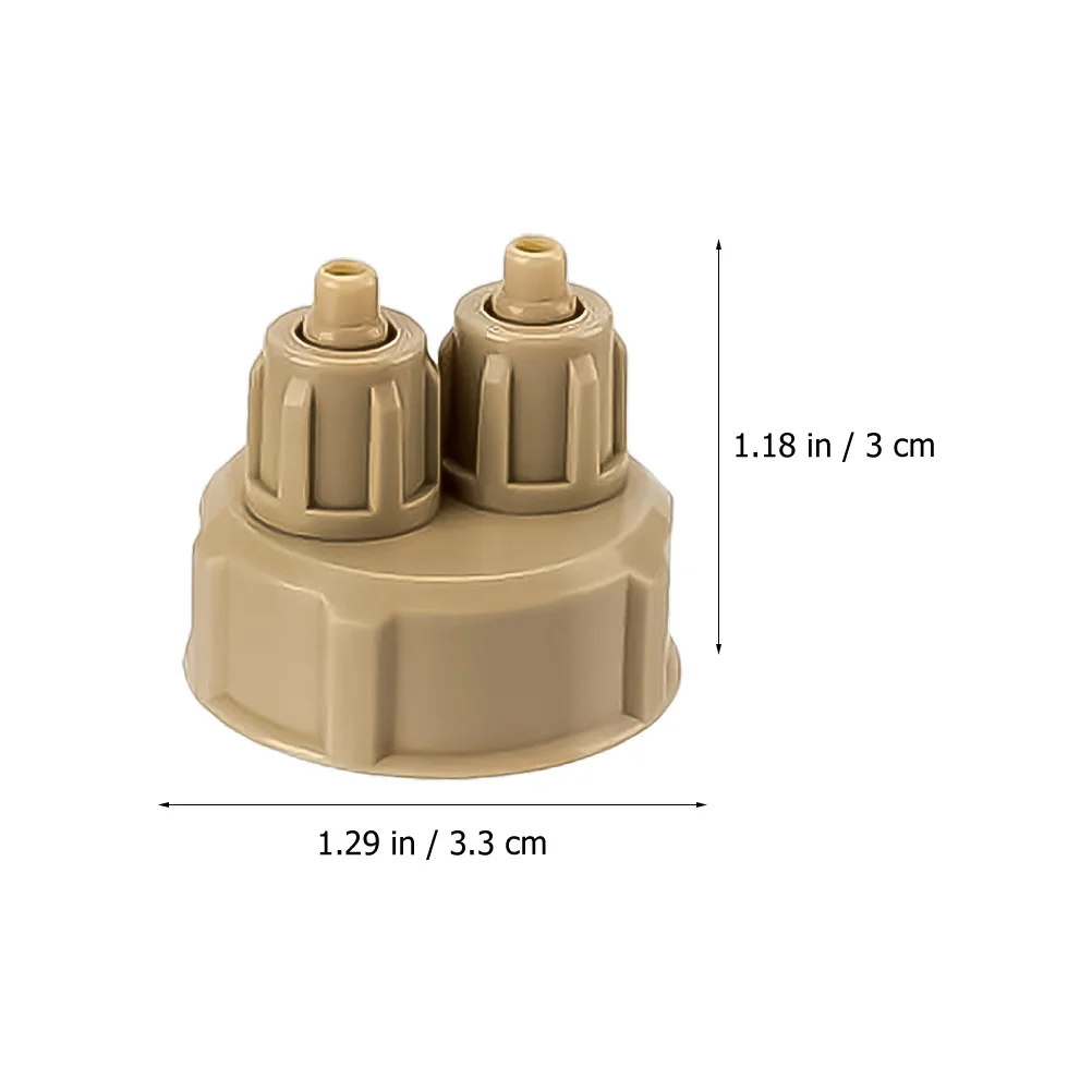 3Pcs DIY Co2 Bottle Caps High-Grade Wear-Resistant Multi-Function Aquarium Reactor Portable Replaceable Diffuser