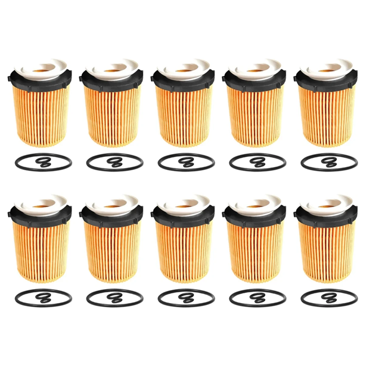 10Pcs Engine Oil Filter Elements A2701800109 2701800009 for Mercedes Benz E-CLASS W212 A207 C207 S212 2013-2019