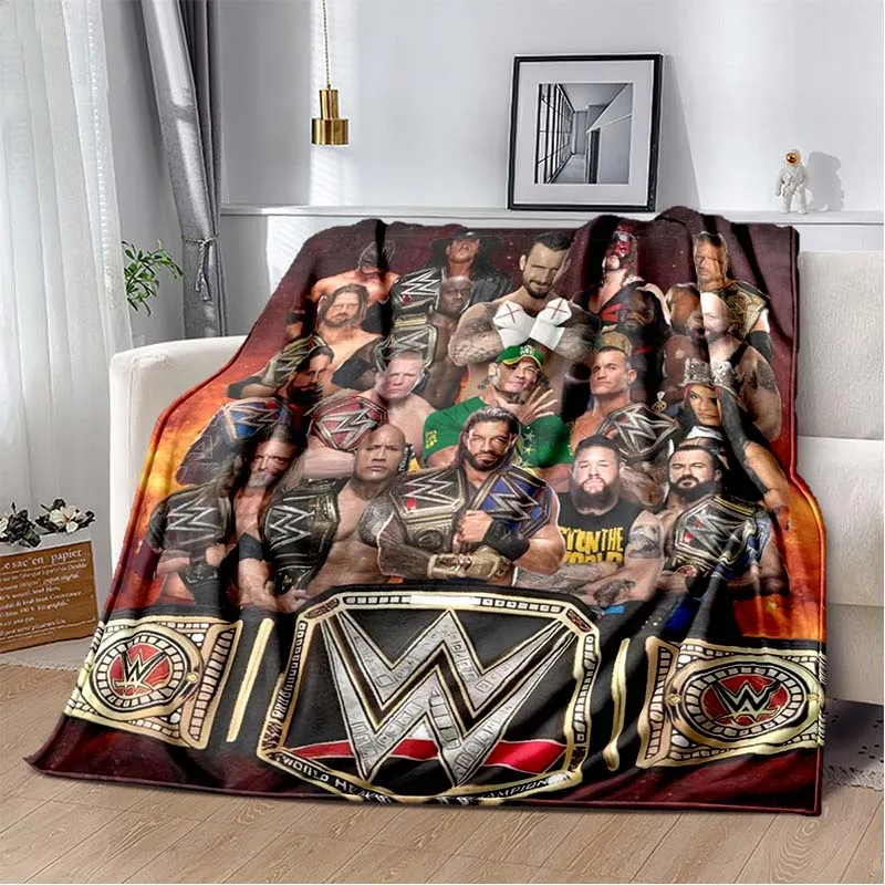 Wrestling Entertainment WWE Printed Comfortable Soft Blanket Home Fashion Sofa Bed Living Room Warm Portable Travel Gift Blanket