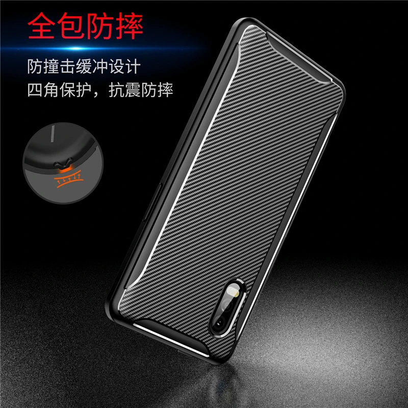 For Samsung Galaxy Xcover Pro Case For Galaxy Xcover Pro Case Funda Fiber Silicone Protective Shell Cover For Samsung Xcover Pro
