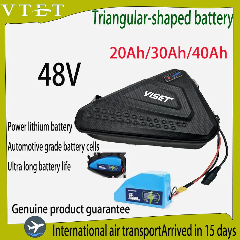 

NEW 48V20Ah30Ah40Ah electric mountain bike triangle bag crossbeam model is portable, easy to install, and has a long endurance