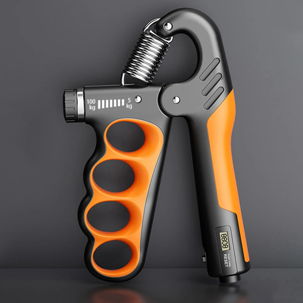 5-100 KG Grip Strength Trainer Fitness Gym Training Hand Gripper Stress Relief Hand Gripper Adjustable Resistance for Men Women