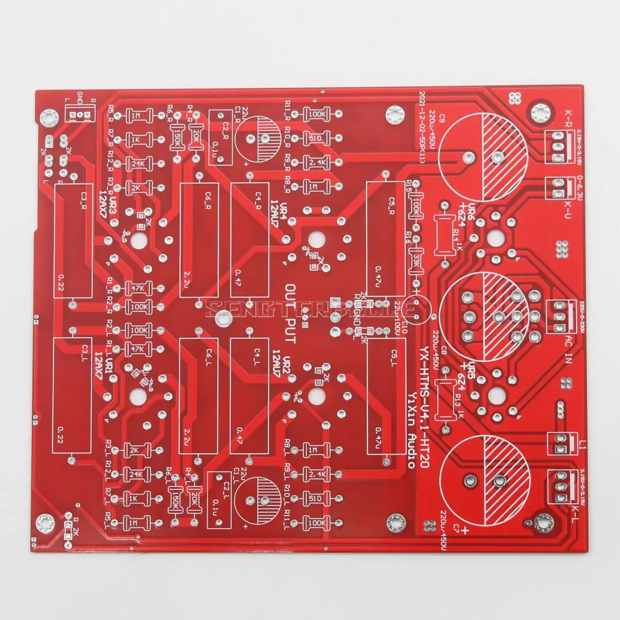 Based on Marantz 7 12AX7+12AU7 Tube Preamplifier Board PCB HiFi Audio Sound Pre-amp