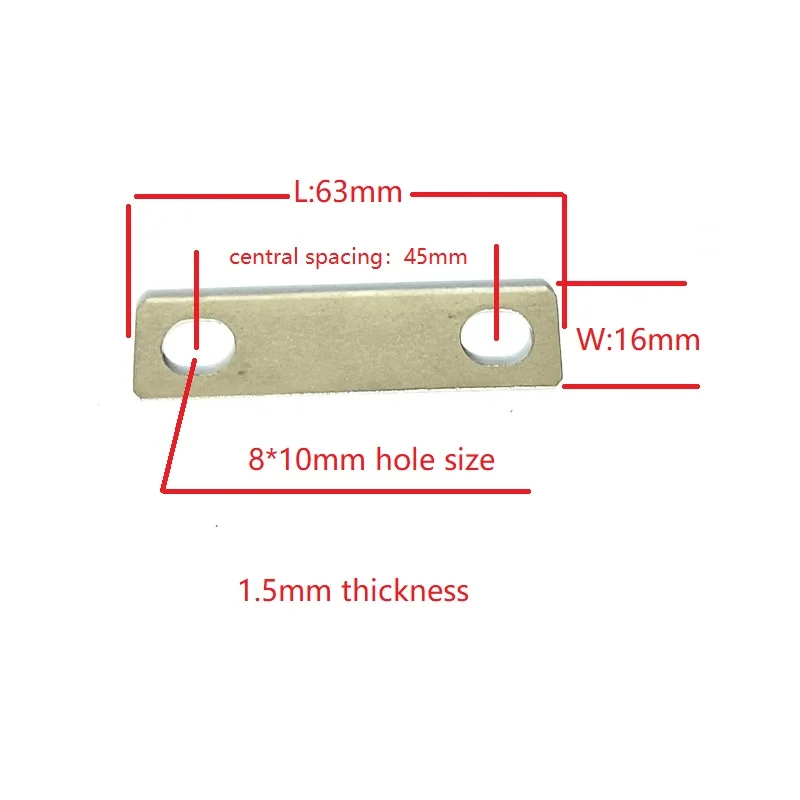 Screw M8 Battery Bus Bar Connector Posts Straps Contacts Tabs 45/50/55mm Central Distance For Lithium LiFePO4 Cells