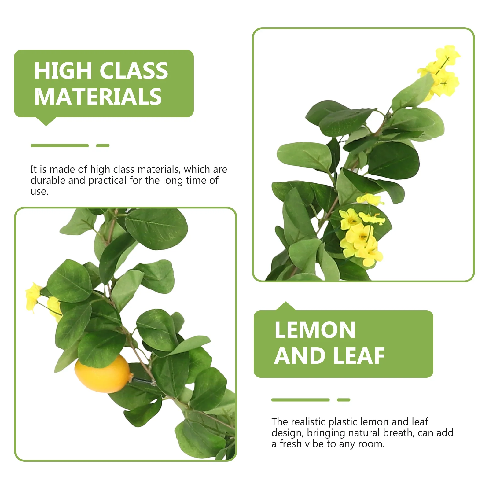 

Artificial Lemon Branch Hanging Fake Lemon Garland Simulation Decor Front Door Wall Summer Wedding Decoration Simulated Bouquet