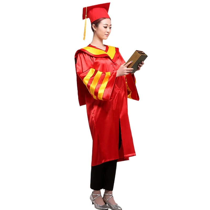 Adult Robes Academic Graduation Gowns Dress for Women School Uniform Clothing for Girls College Graduation Clothing & Apparel