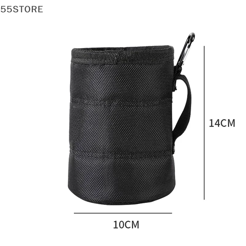 

Черная прочная поясная сумка для инструментов, многофункциональная сумка для хранения винтов и гвоздей, утолщенный износостойкий органайзер для домашнего ремонта