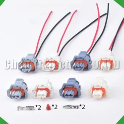 2 Pin Auto Throttle thermostat Connector Fuel Spray Nozzle Socket Fuel Injector plug 1928403920 1928404213 1928403976 1928403878