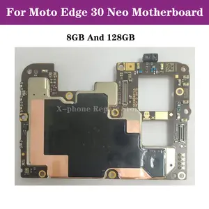 Bilashmart Original Motorola Edge 30 Neo XT2245 1 Motherboard Mobile Electronic Panel Mainboard Circuits With Chips Plate 8GB And 128GB