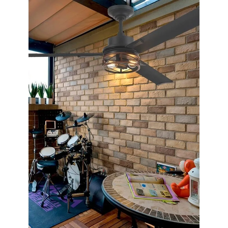 سبائك الألومنيوم ورقة في الهواء الطلق ضوء مقاوم للماء واقية من الشمس مروحة السقف ضوء غرفة الشمس جناح غرفة المعيشة غرفة الطعام #3