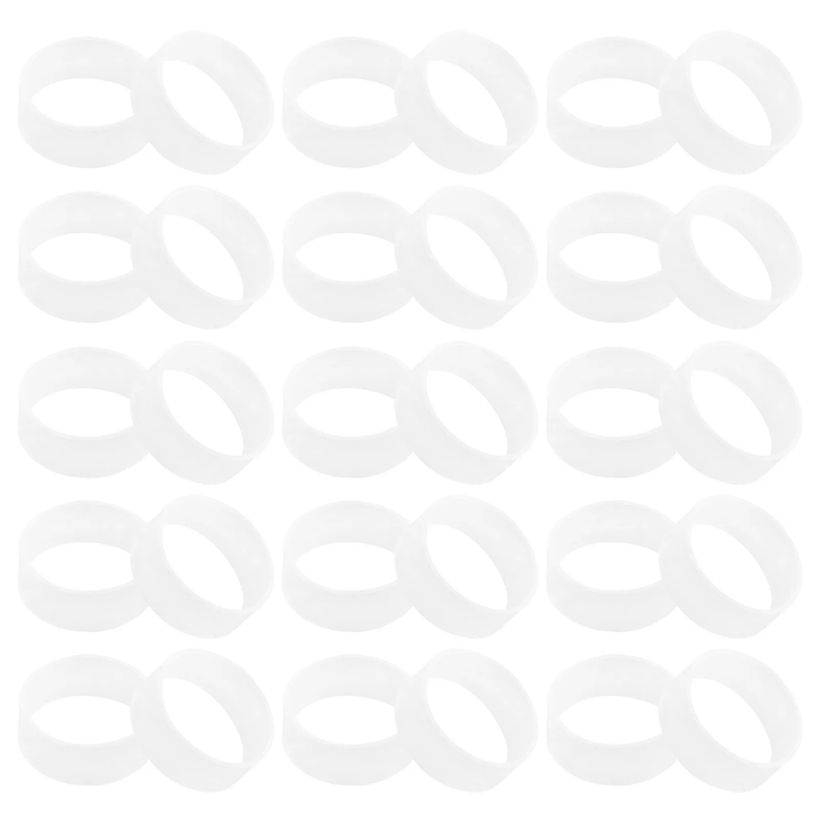 

500Pcs Reusable Silicone Cable Ties Elastic Wire Management Straps for Home Office Travel Cable Organizer Flat Rubber Bands