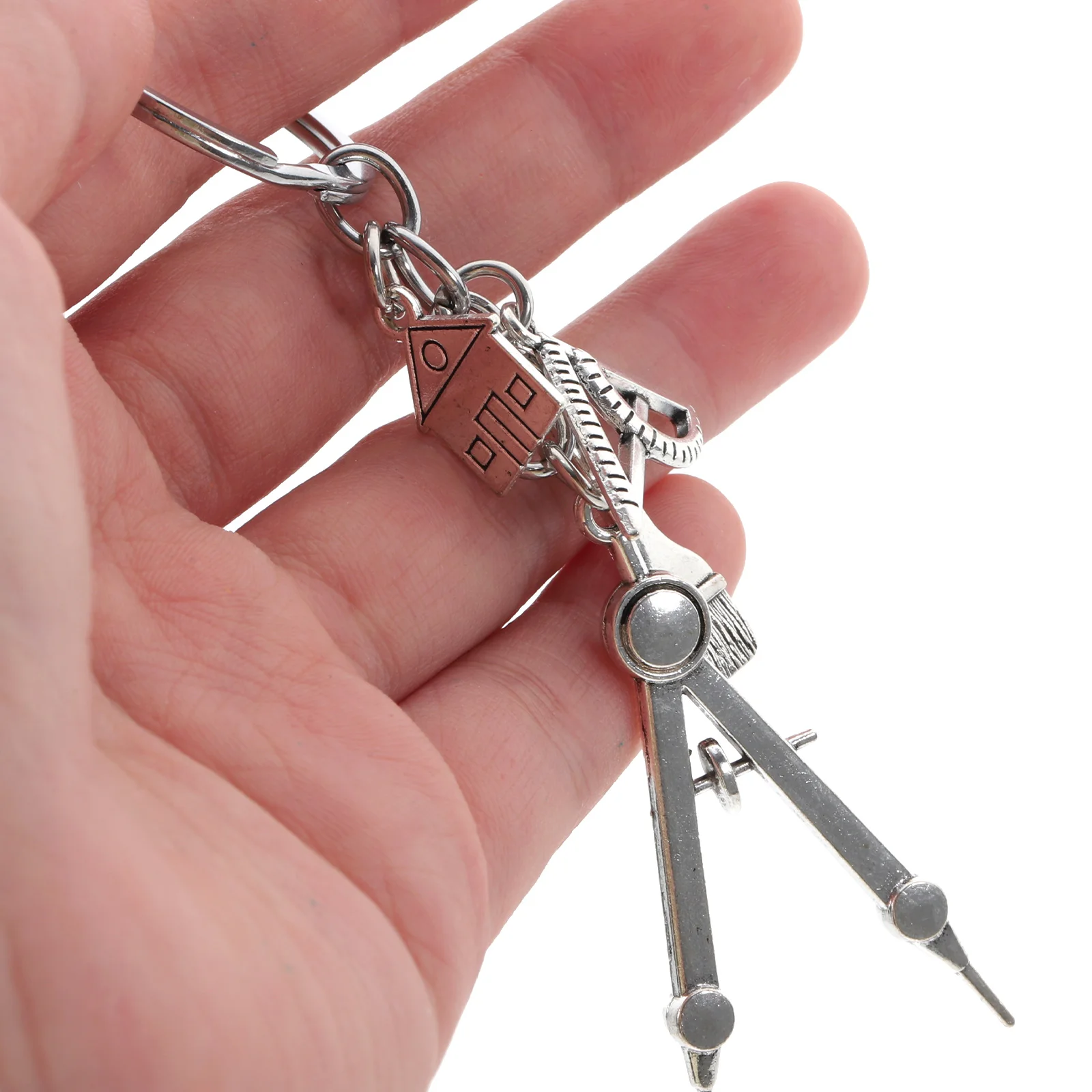 Architect Key Chain Pendant Charm Keychain Purse Creative Backpack Handbag Cartoon