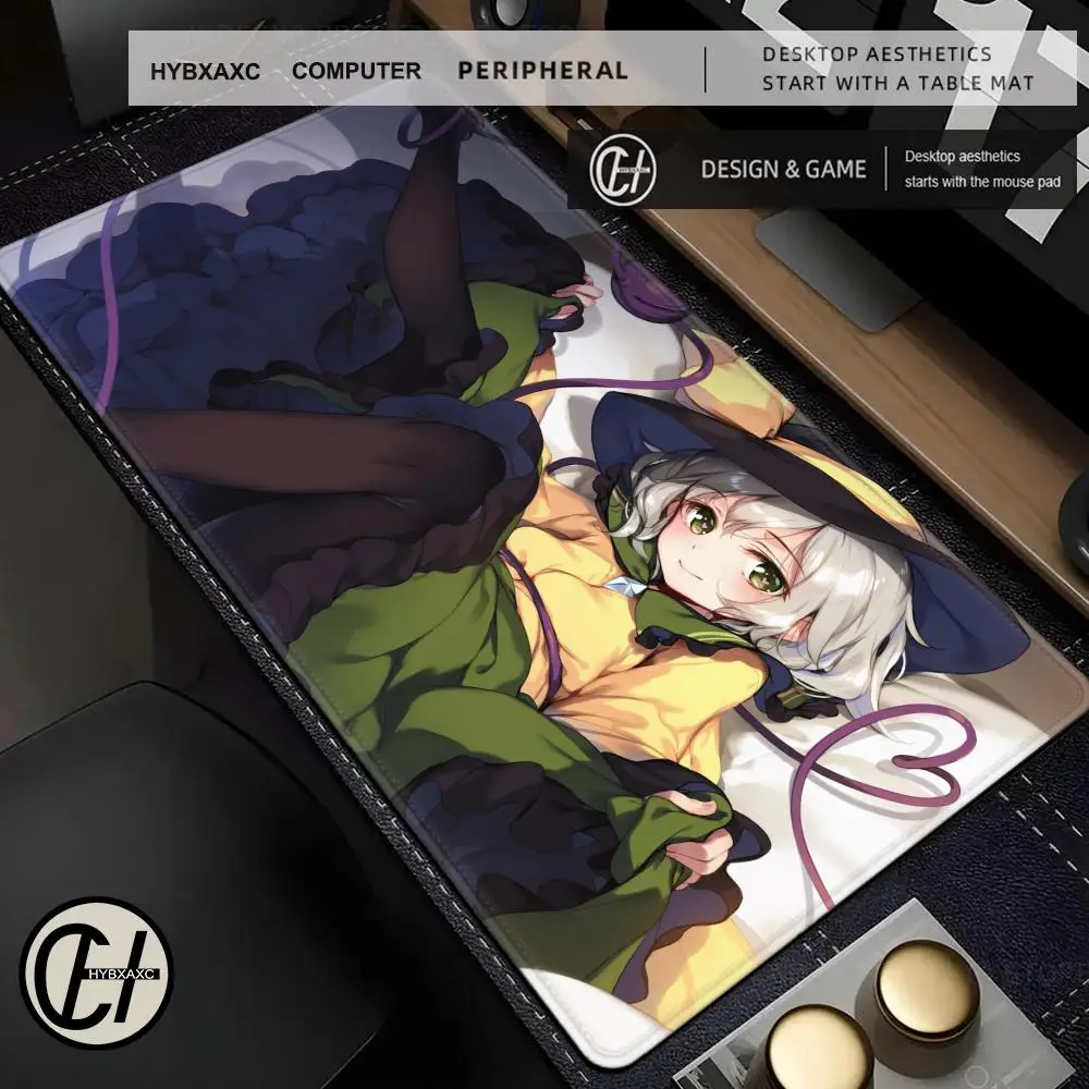 Anime Girl K Koishi Komeiji Mousepad Large Gaming HYBXAXC Mouse Pad LockEdge Thickened Computer Keyboard Table Desk Mat