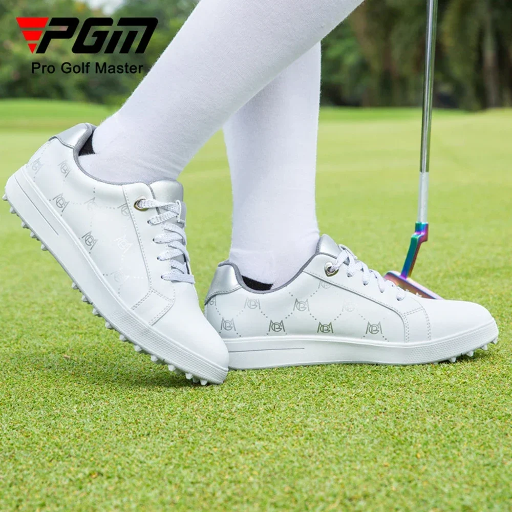 PGM Golf buty damskie modne nadrukowane wzory na co dzień z mikrofibry wodoodporne trampki antypoślizgowe naprawiono paznokcie XZ313