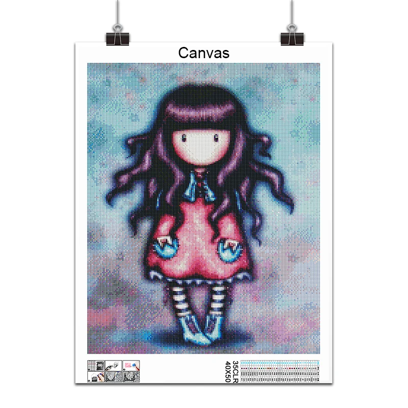 5D DIY Diamond Painting Art Cartoon girl Princess anime Angel Full Square&Round mosaic embroidery Cross stitch home decoration