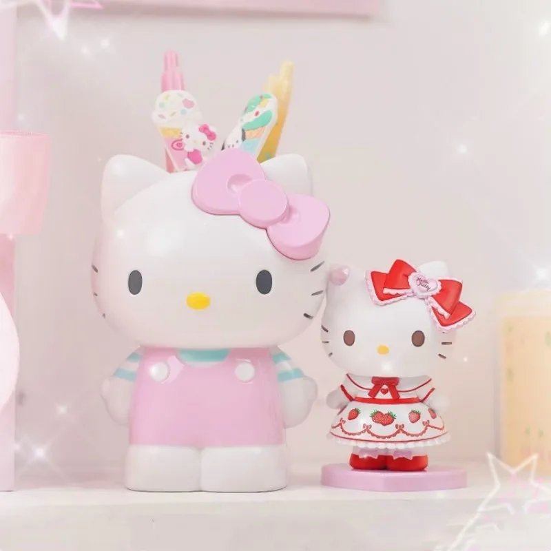 

Sanrio персонажи серии макияж кисть для хранения My Melody Cinnamoroll Kuromi Hellokitty Милая ручка держатель фотоподарок