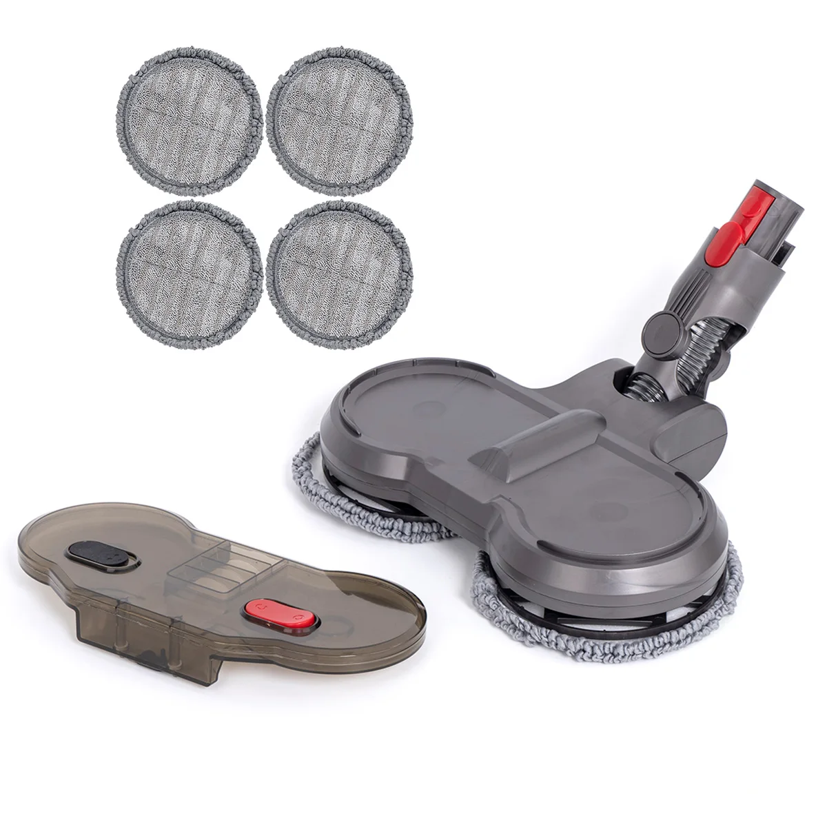 Elettrico Wet & Dry Mop Pulizia Mop Pavimento Testa Spazzola Per Dyson V7 V8 V10 V11 Senza Fili Aspirapolvere Accessori serbatoio dell'acqua