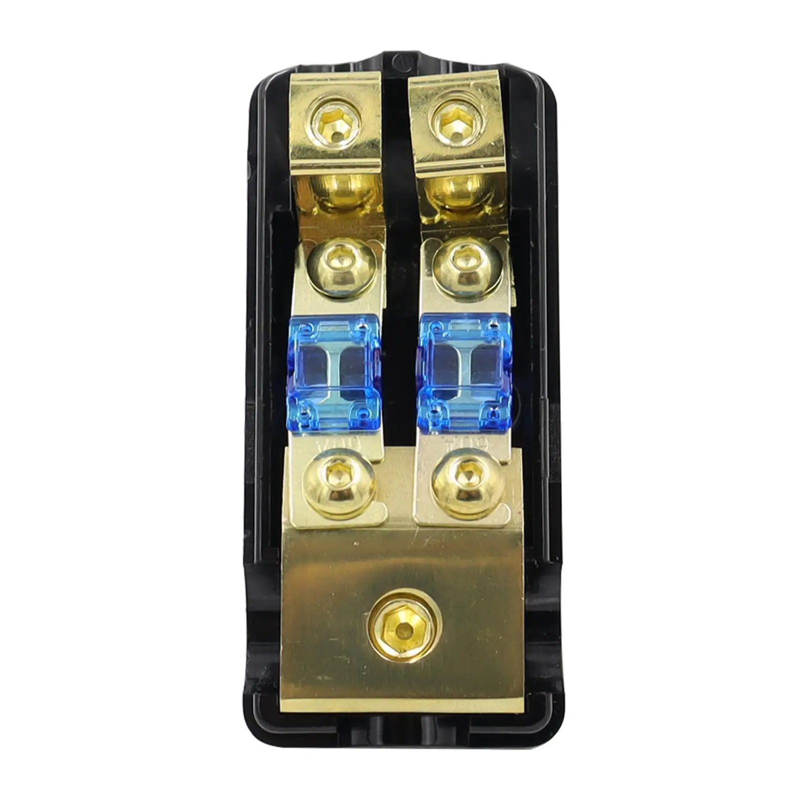 Mini Anl Fuse Holder Distribution Block 2 Way Car Audio Anl Fuse Holder 60 Amp 12 V Fuse Box for Car Audio Splitter