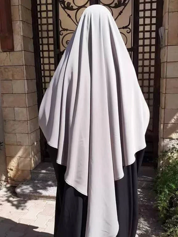 

Women Muslim Prayer Hijab One Piece Long Khimar Islamic Headscarf Dubai Arab Morocco Abayas Woman Hijabs 2024