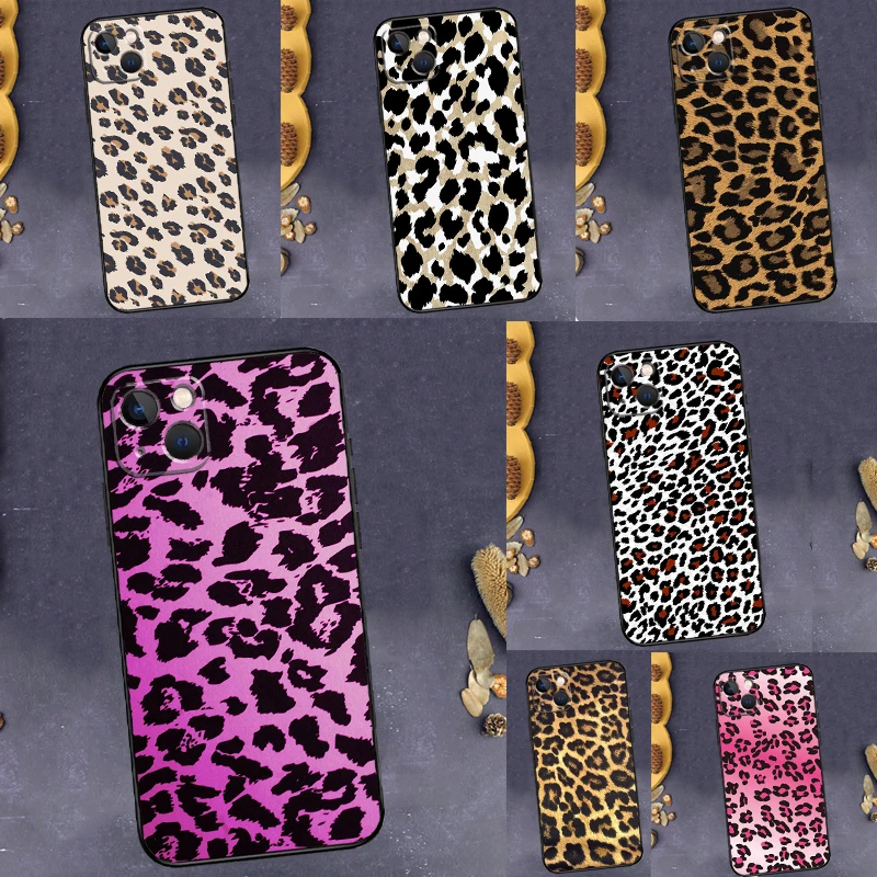Leopard Print Case For Samsung Galaxy M54 M34 M14 M56 M36 M16 M31 M11 M13 M53 M12 M32 M52 M35 M55 M15 M06