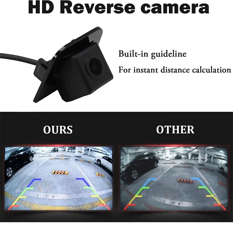 12V Car Reversing Rear View Camera Backup Parking Camera for Toyota Prius 2012 2013