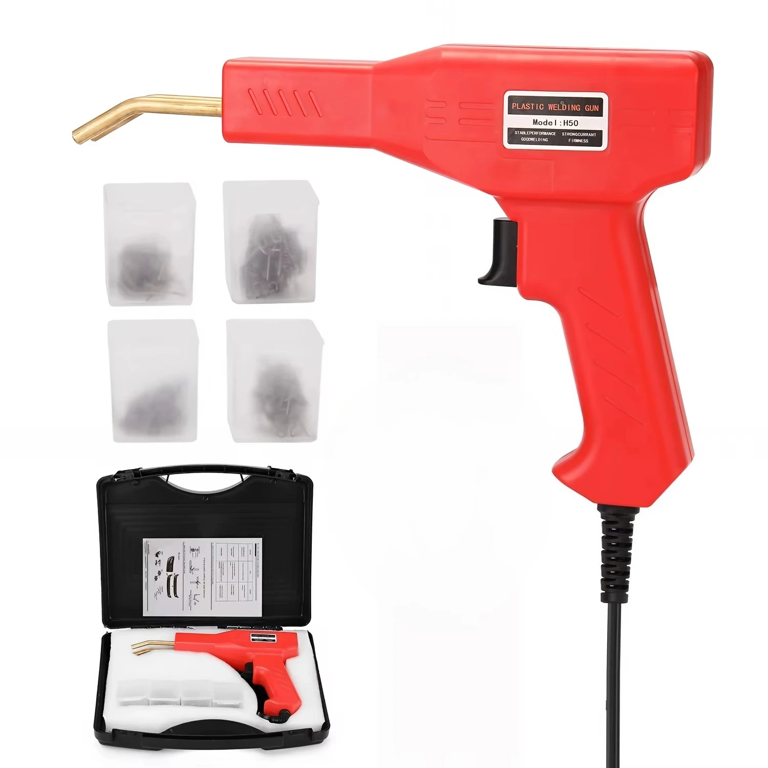 Hot Sale Plastic Welder Kit Hot Stapler Car Bumper Repair Kit Plastic Welder Gun Kit