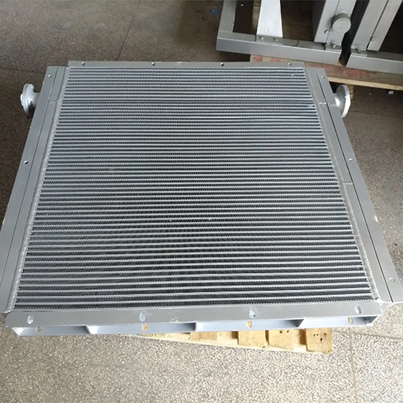 

Heat Exchanger Oil Cooler Heat Exchanger with Fan Motorcycle Universal Oil Cooler Kit 220V Radiator Aluminum Engine Oil Cooler