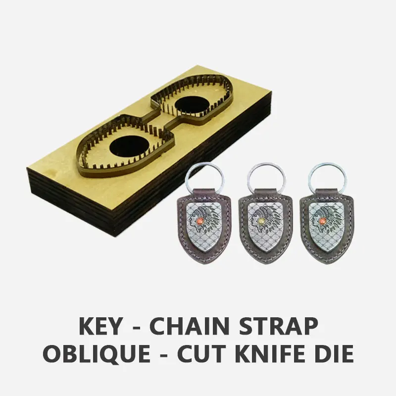 Keychain Knife Mold with Cutting Feature - Convenient Simple Durable Material Handling view 2