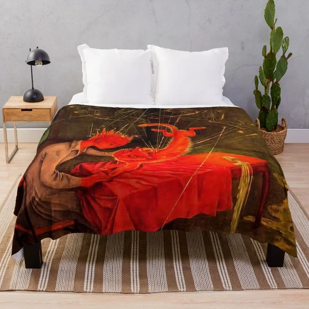 

Sympathy by Remedios Varo Throw Blanket Lightweight Cozy Blanket for Bed Sofa