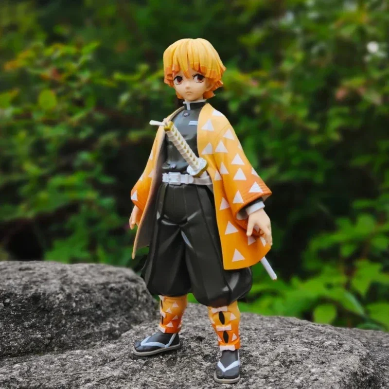 

Оригинальный BANDAI рассекающий демонов: kimetsu no yaiba ручная работа предмет агатсума Зеницу аниме экшн-Фигурки Коллекционная модель игрушки подарки