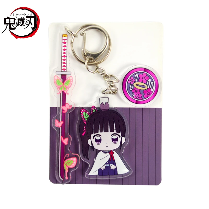 

1pcs Demon Slayer Acrylic Keychain Muichirou Cartoon Gifts Demon Slayer Action Figure Toy Keychain Student Birthday Gifts