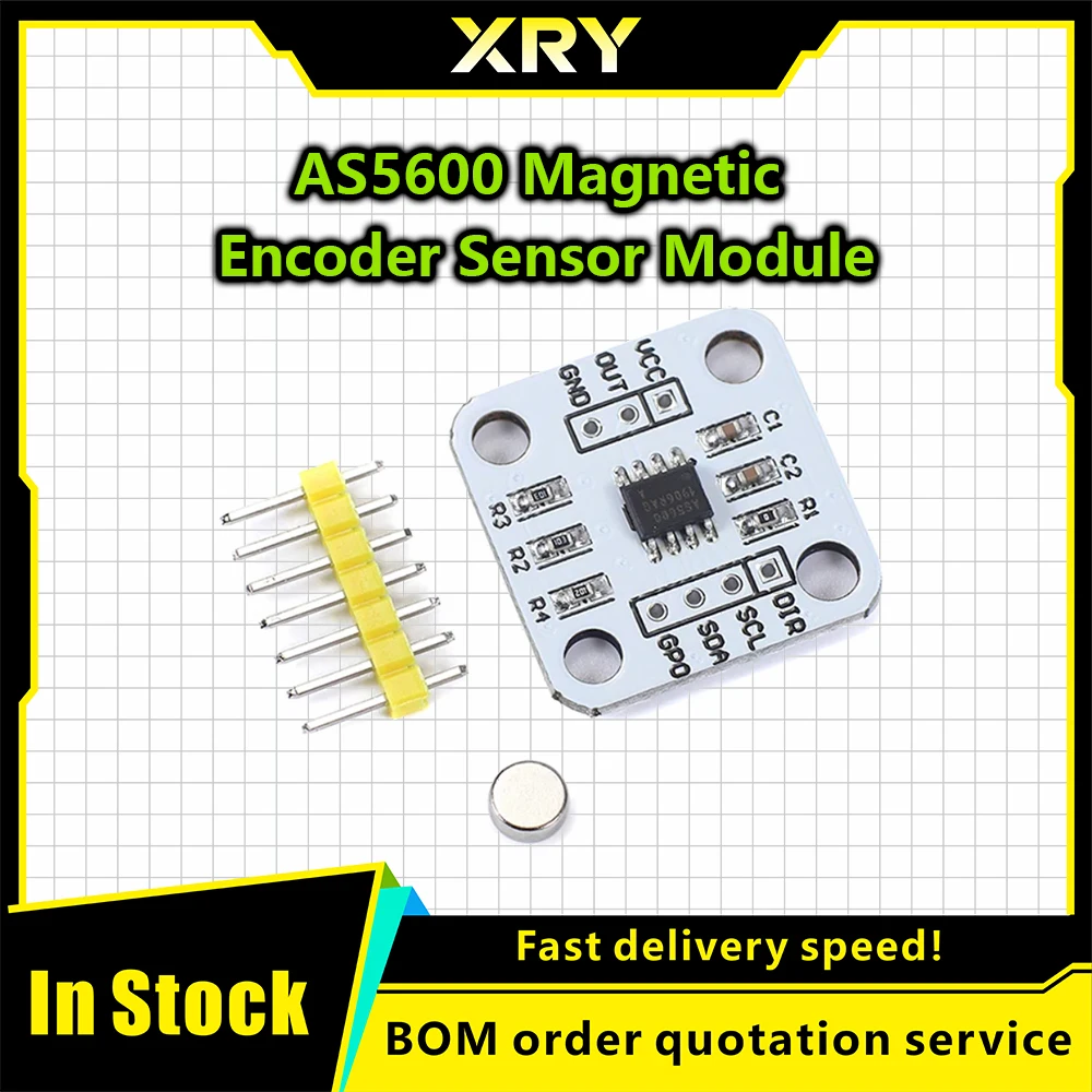 XRY 1-10 sztuk AS5600 enkoder magnetyczny indukcja magnetyczna moduł czujnika pomiaru kąta 12bit wysoka precyzja — zdjęcie produktu 4