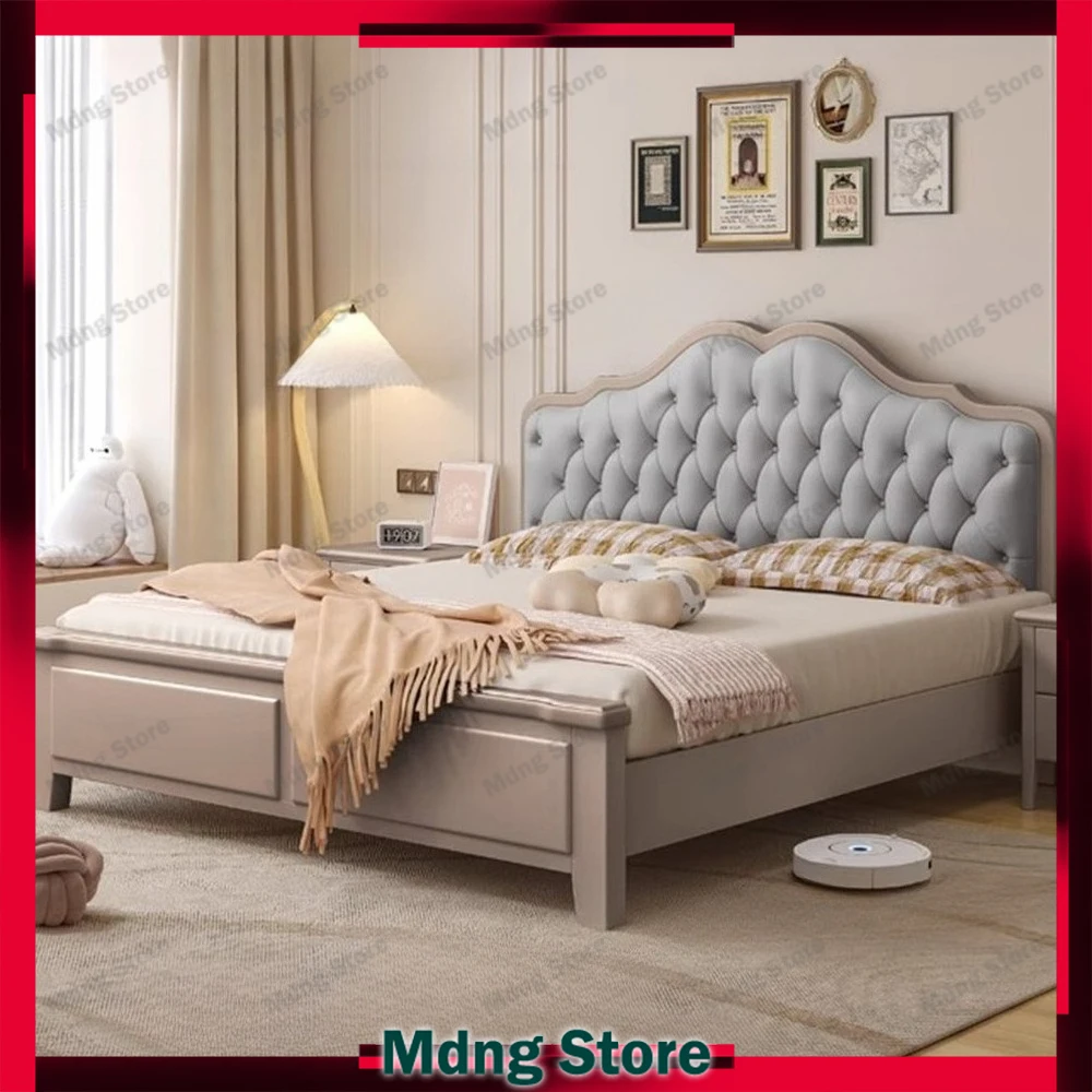 

Modern Unique Beds Pillows Wall Luxury Floor Bed Storage Nightstands Muebles Para Dormitorio Bedroom Furniture Aesthetic