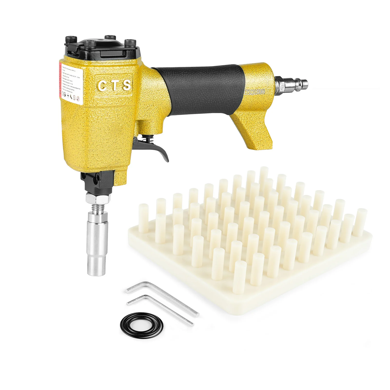 

1170 Pneumatic Upholstery Tacks Gun, Diameter 29/64'' (11.7mm), Decorative Nailer for Furniture, Sofa, Photo Frame