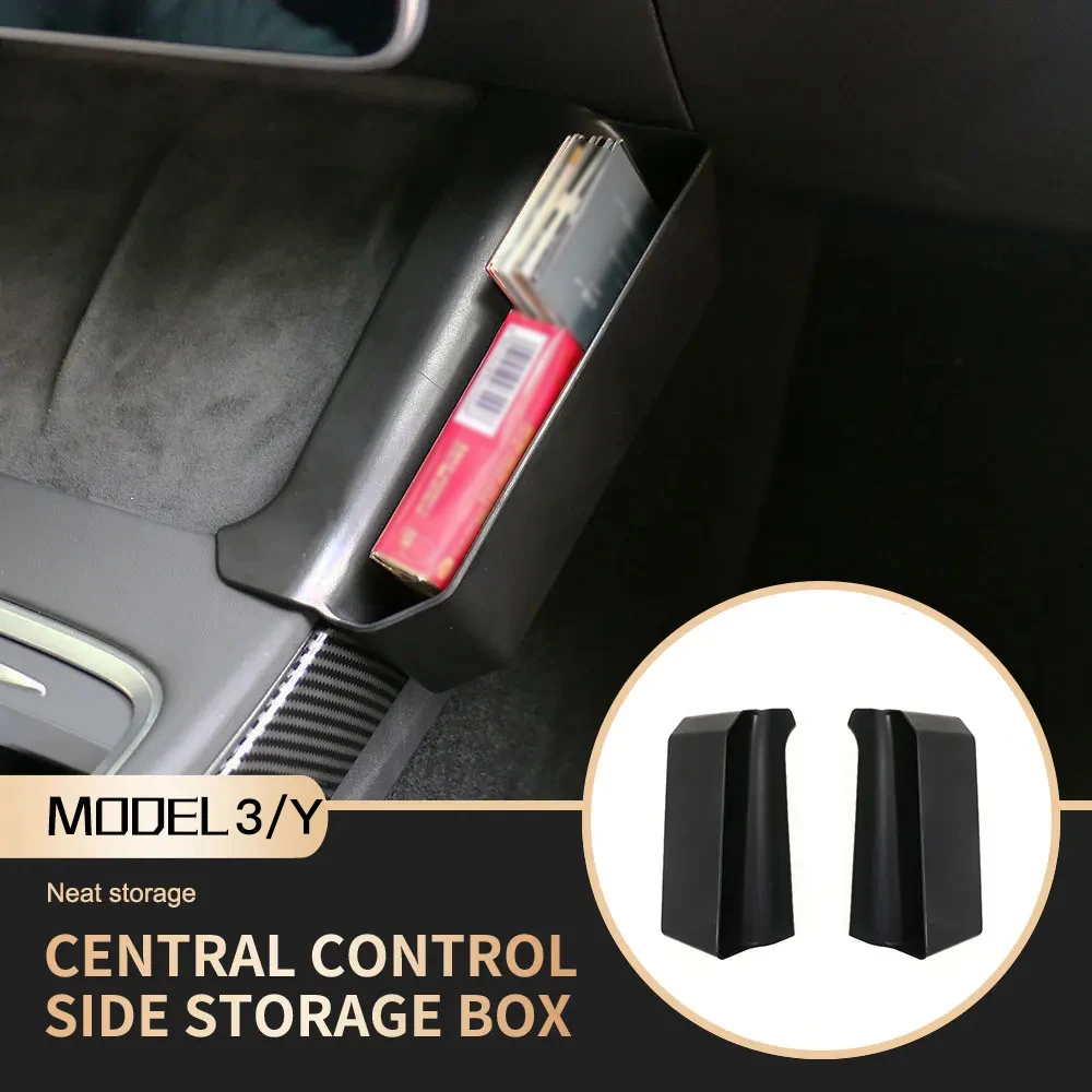 

Car Central Control Armrest Side Seat Gap Storage Box Organizer Model 3 Y 2021 Auto Tccessories For Tesla Model 3 Y 19 20 21 22