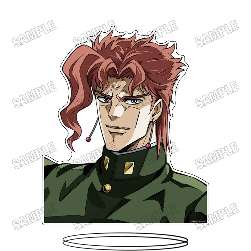 Anime JoJo's Bizarre Adventure: Stardust Crusaders Jotaro Kujo Acrylic Stand Model Plate Keychains Desktop Ornament