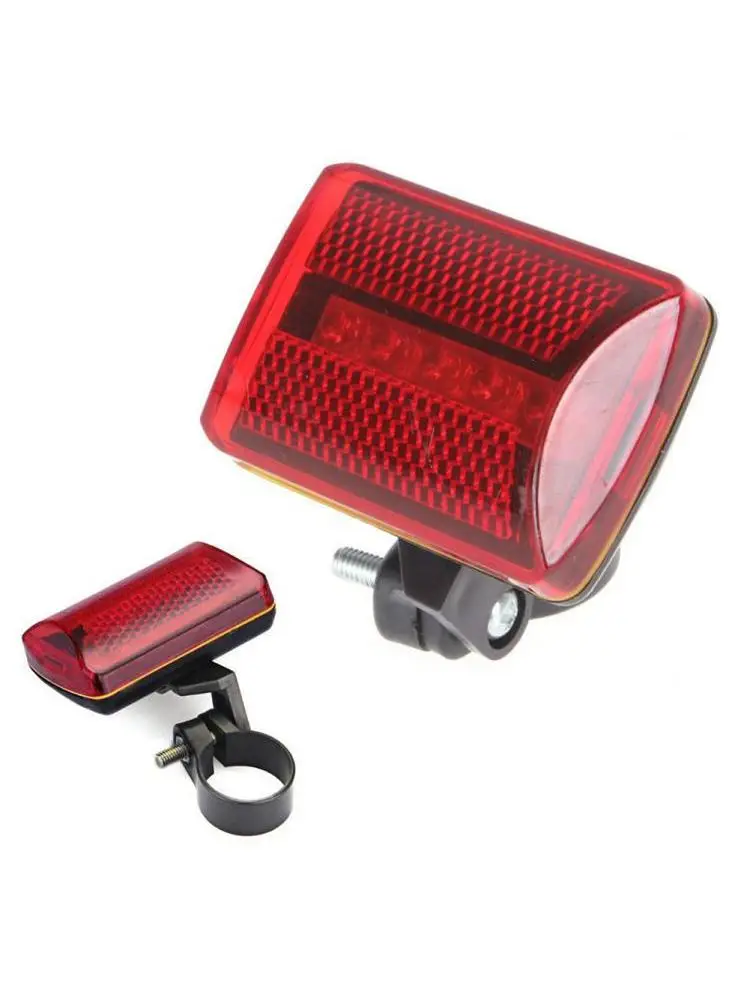 AliExpress NONE Red Bicycle Bike Rear Tail Light 5-LED Safety Flashing Mount AA Battery Powered Outdoor Cycling Accessories 2025
