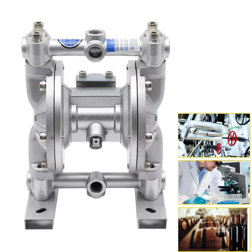 

Портативный мини-пневматический насос для краски с двойной диафрагмой, стабилизированный давлением мембранный насос, мини-пневматические мембранные насосы для краски