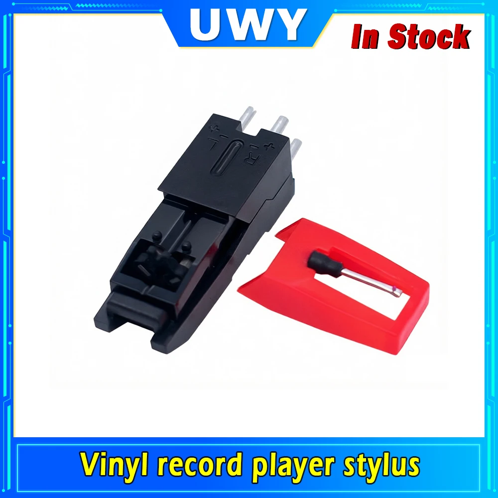 Gramophone Record Cartridge Universal LP Vinyl Needle Replacement Phonograph Turntable Pick‑up Cartridge With Protective Cover