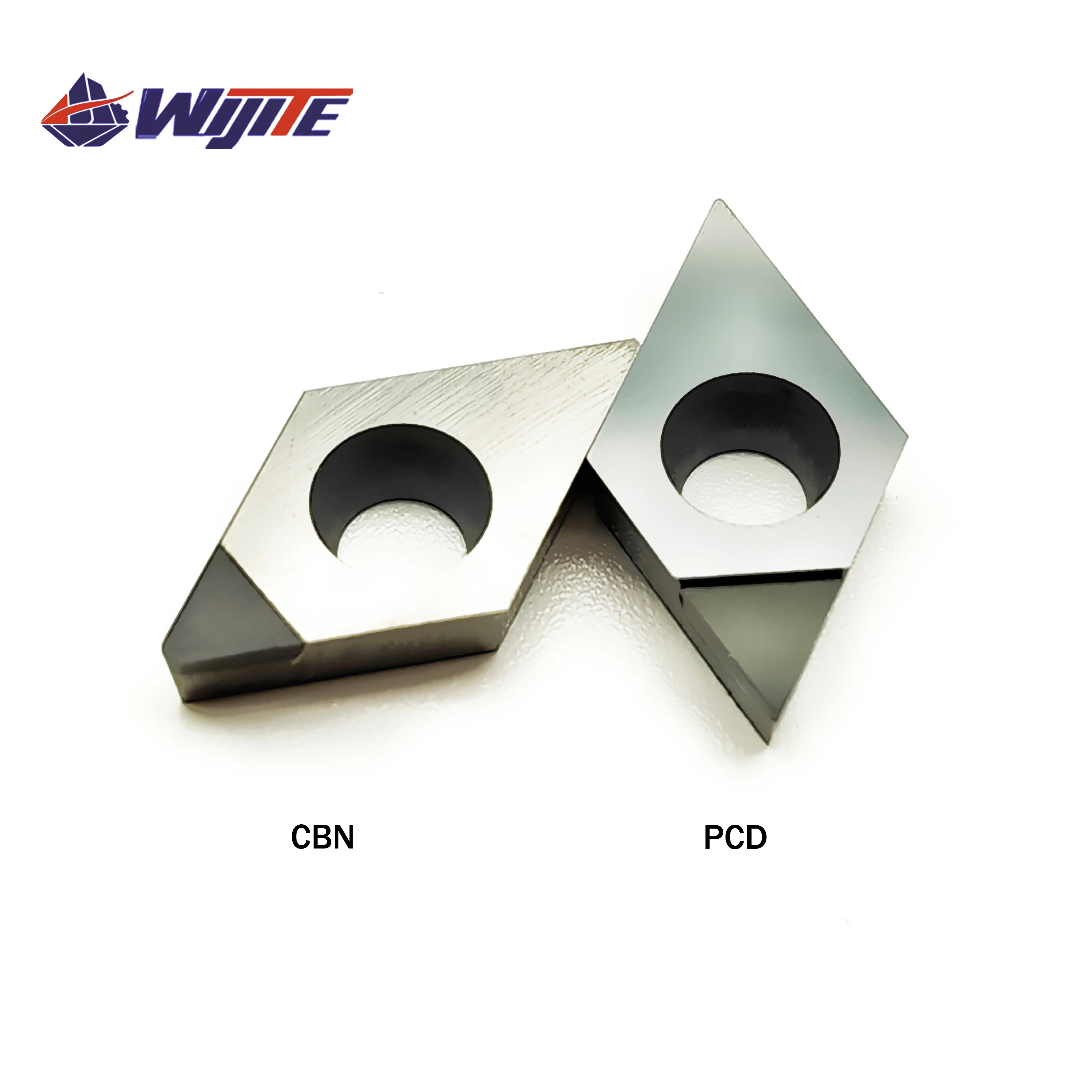 Imagem -06 - Diamante Policristalino e Cortador Cúbico de Zircônia Ferramenta de Torneamento Redondo Exterior Dcmt070202 04 Pcd Cbn Dcmt070202 04