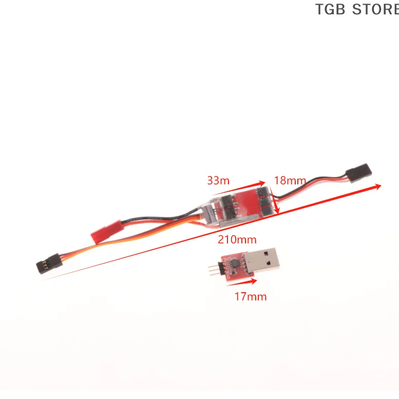 ชุดปรับแต่งกำลังไฟฟ้า ESC แบบไร้แปรงถ่าน 20A AM32-Mini-Q Mini-Z สำหรับรถ RC ขนาด 1/24 1/28 1/32